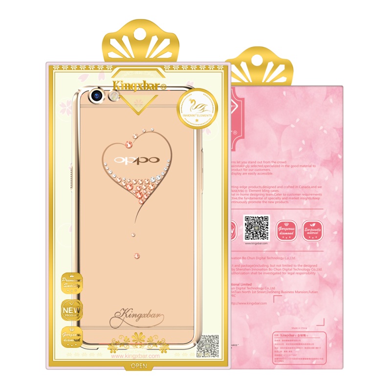 เคส Oppo R9s Plus รูปแบบสีสันสดใสประดับด้วยคริสตัลคุณภาพดี สวยงามทันสมัย