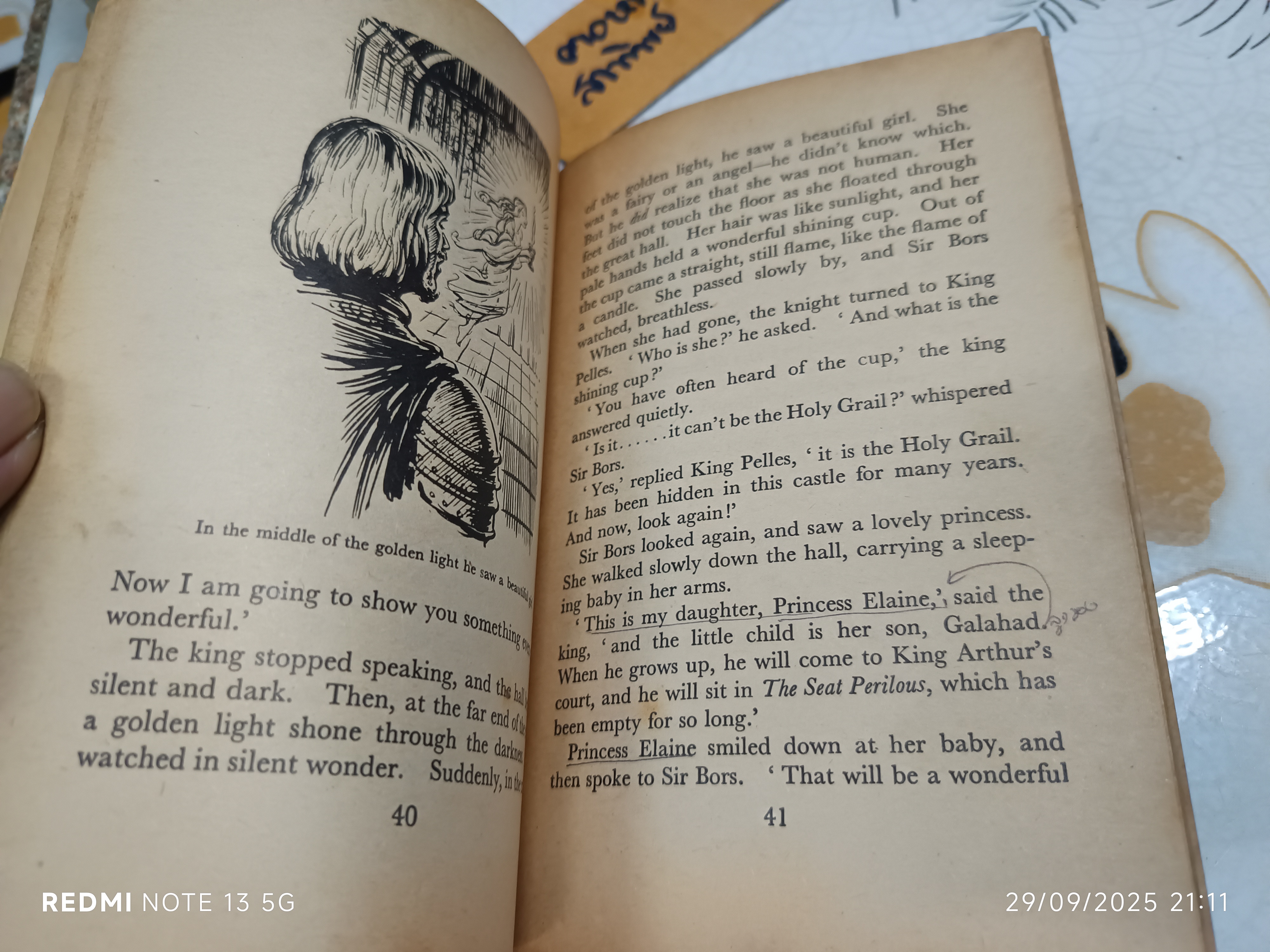 The Knights of the Round Table หนังสือชุด "Dodd's Supplementary Readers" พิมพ์ปี 1976