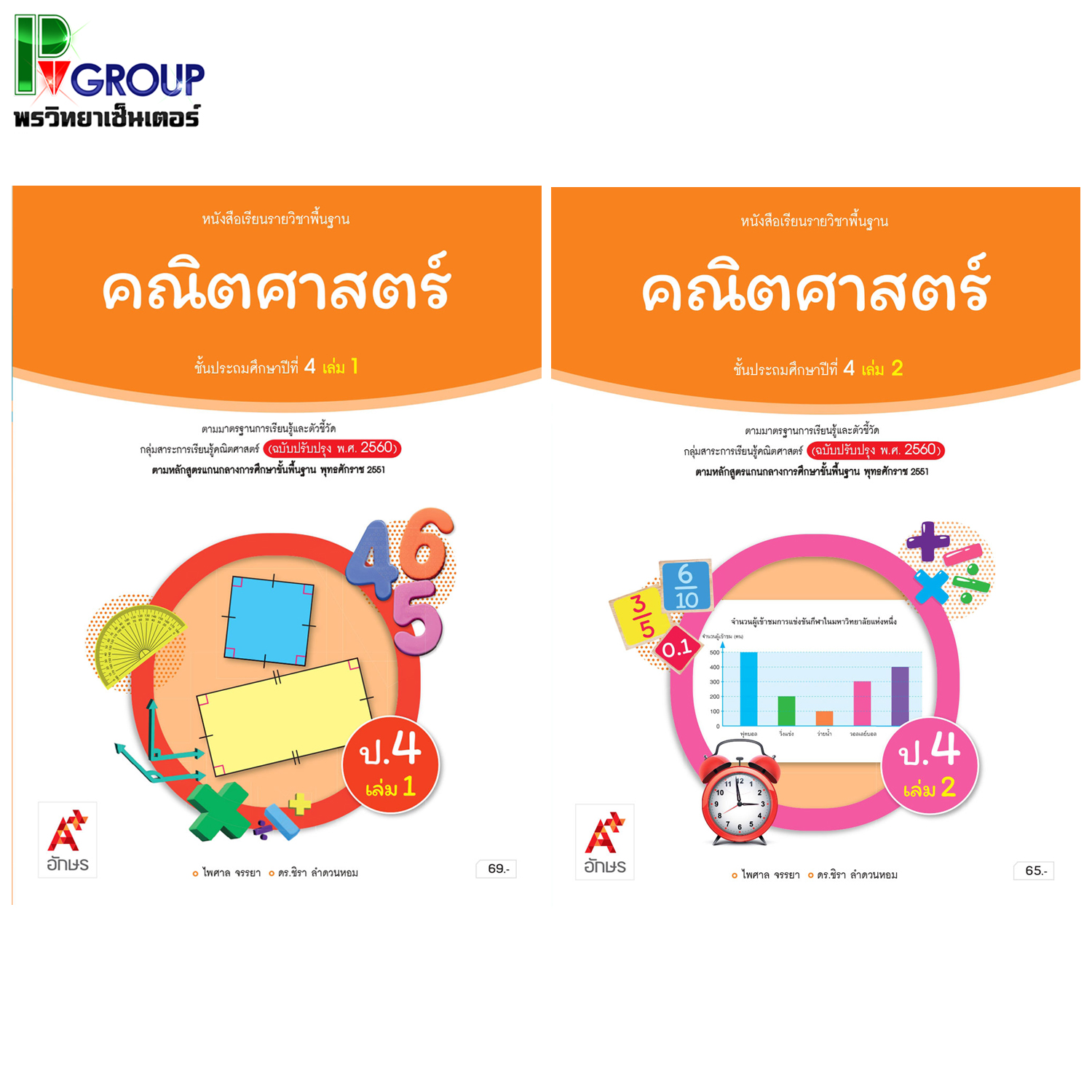 หนังสือเรียนรายวิชาพื้นฐาน คณิตศาสตร์ ป.4 เล่ม 2 (อจท) สำเนา