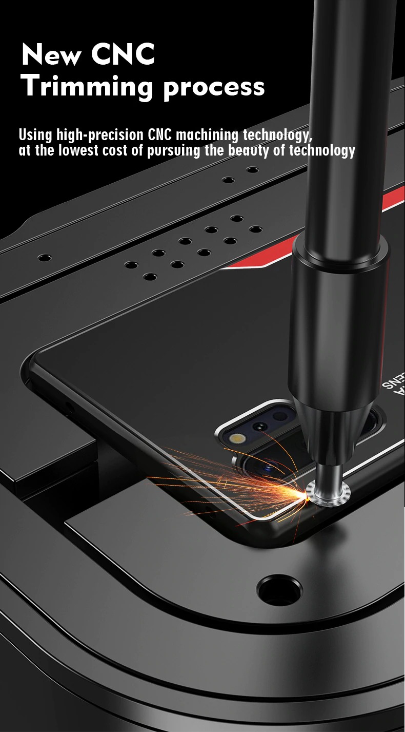 เคส Samsung Galaxy Note 10 #เคสฝาหลังไฮบริด Metal +TPU Shockproof metal back plate Phone Back Cover