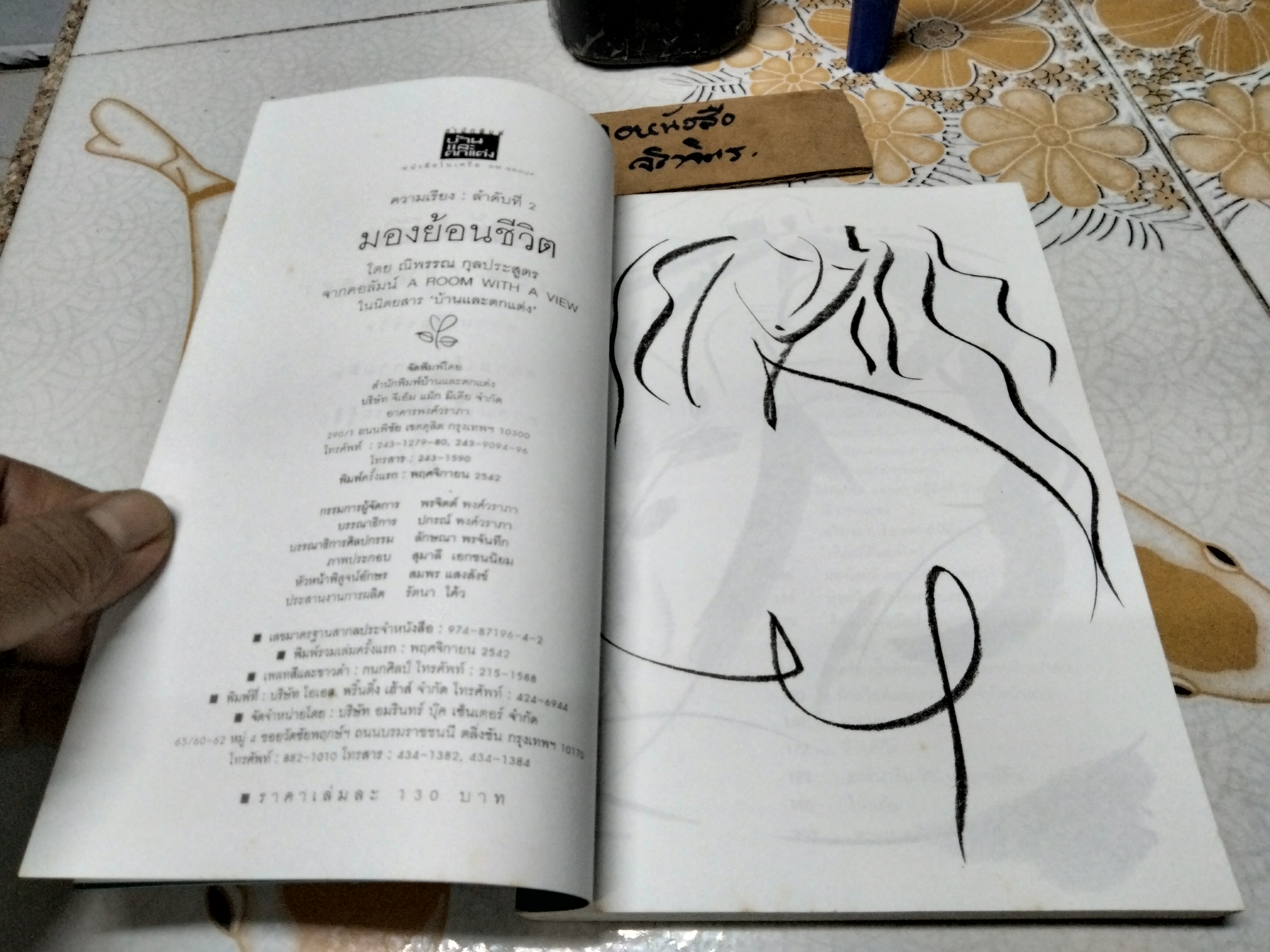 มองย้อนชีวิต โดย ณิพรรณ กุลประสูตร ความเรียงชีวิต ความเรียงความคิด ความเรียงความรู้สึก