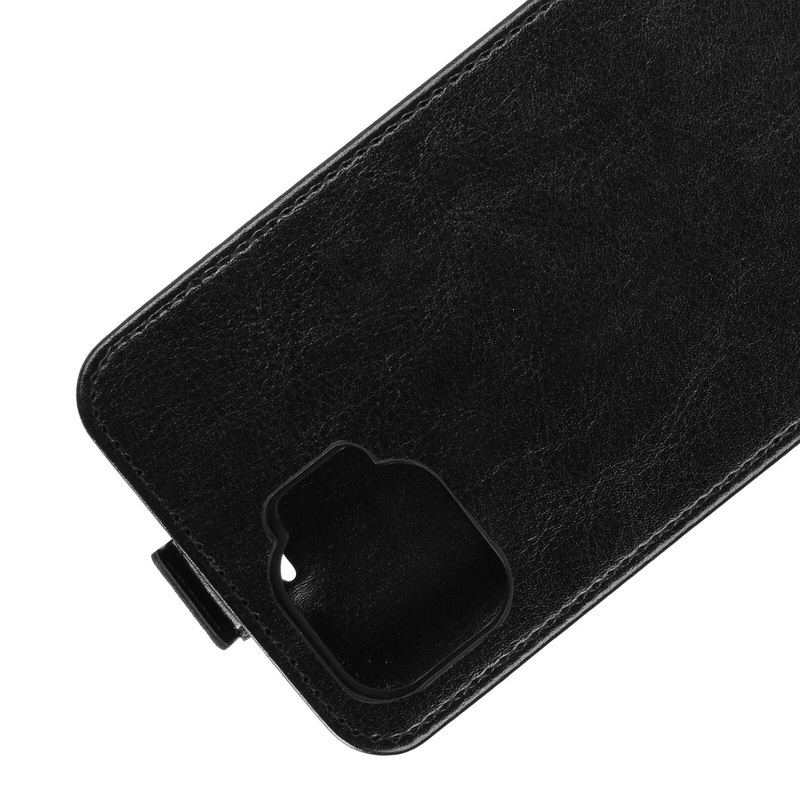 เคส OPPO A93 #เคสฝาพับหนัง PU Crazy Horse แนวตั้ง พร้อมช่องเสียบการ์ด