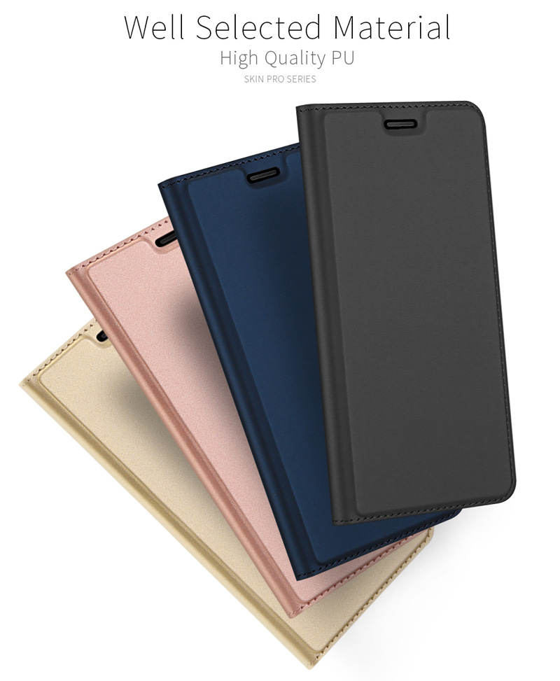 Case Huawei Y9 (2018) #เคสฝาพับ DUX DUCIS Skin Pro Series คุณภาพดี