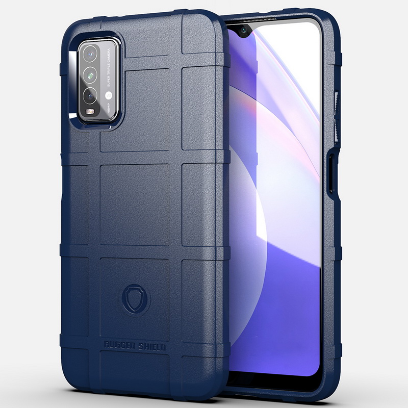 เคส Redmi 9T #เคสฝาหลัง Rugged Shield Series Soft Silicone Shock Absorption Matte กันกระแทก