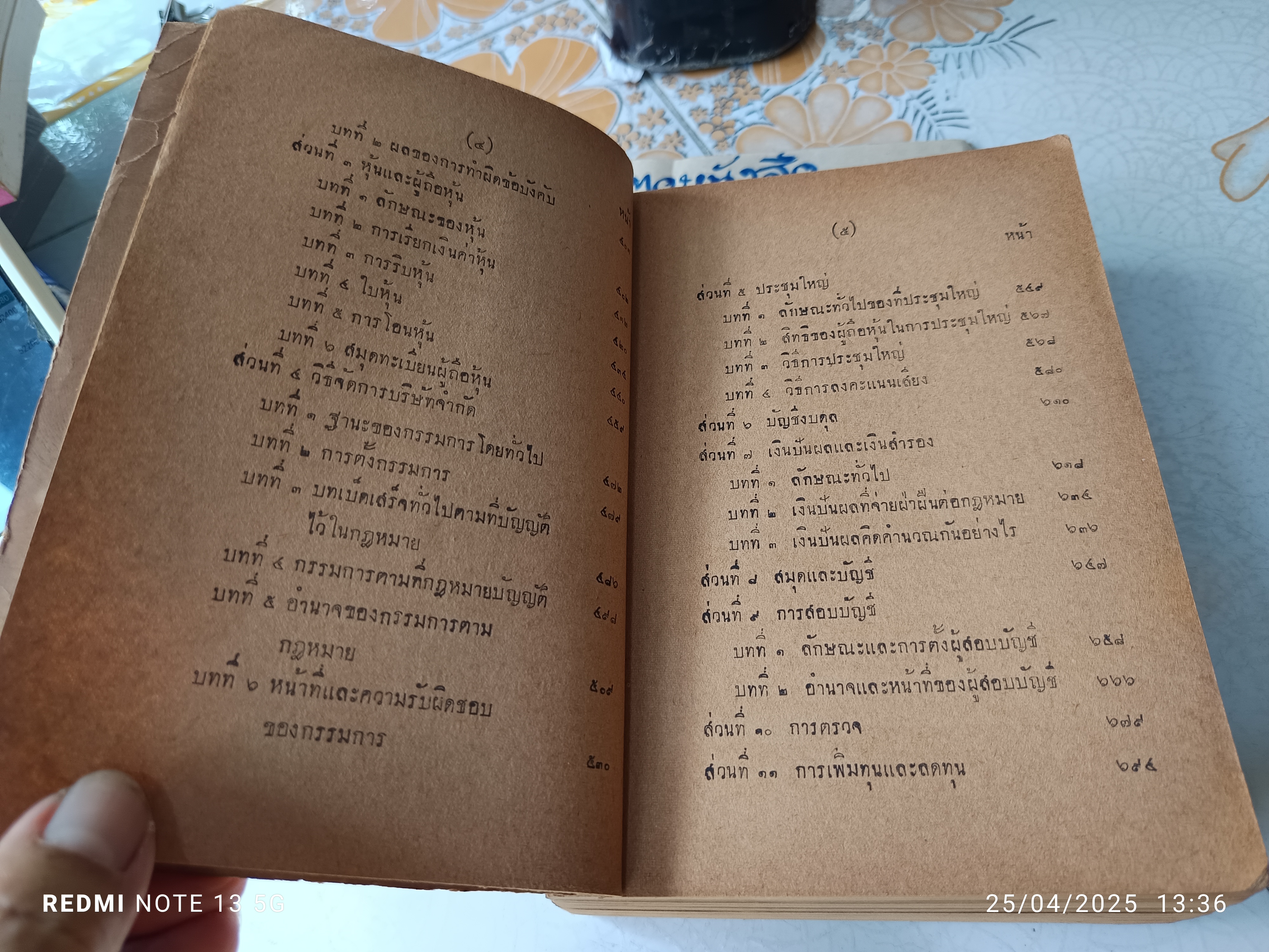 คำอธิบายโดยพิสดาร กฎหมายหุ้นส่วน และบริษัท โดย ทวี เจริญพิทักษ์ พิมพ์ปีพ.ศ 2502
