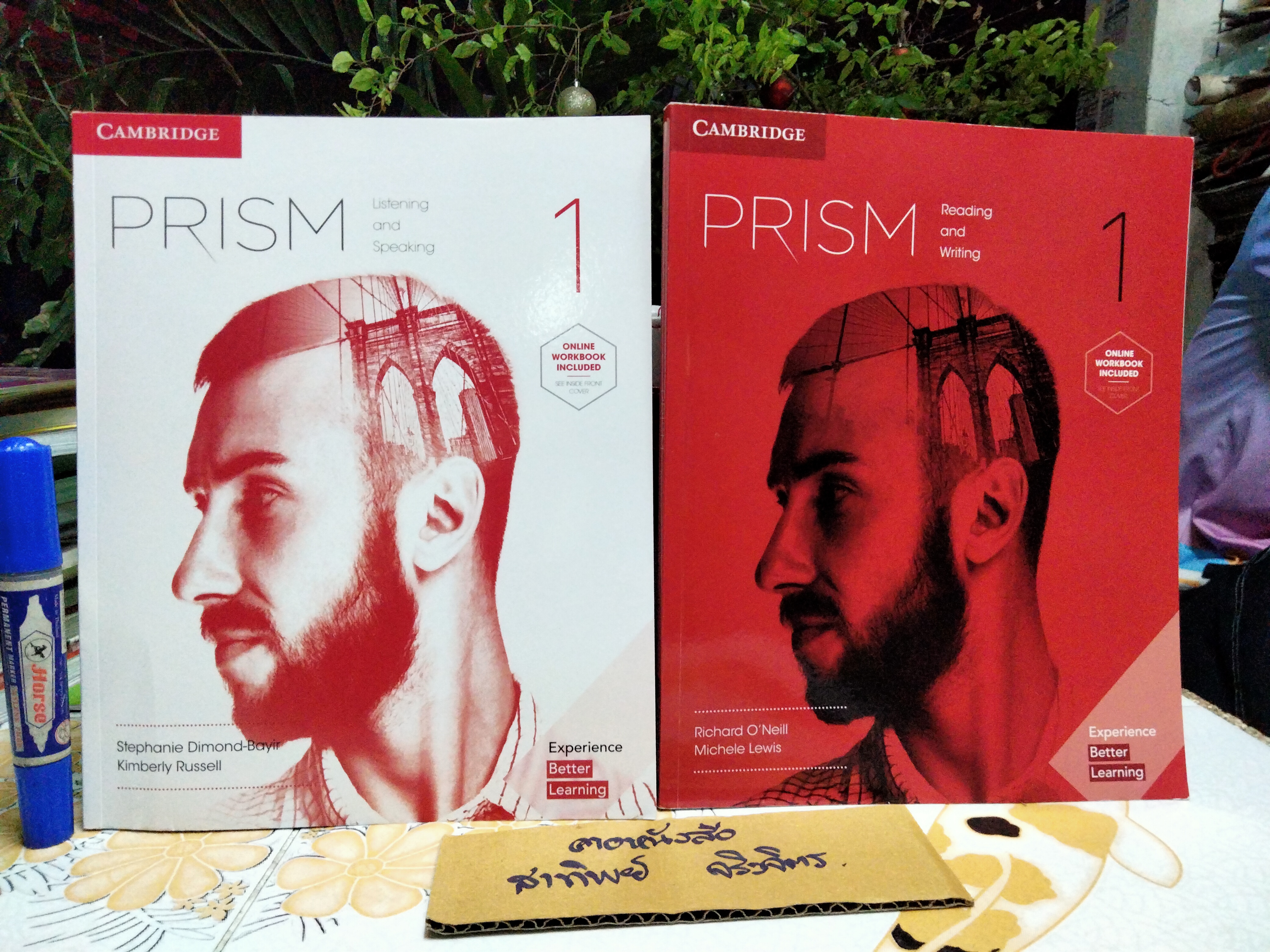 PRISM LISTENING & SPEAKING 1 + PRISM READING & WRITING 1 (ขายรวม 2 เล่ม) ยังไม่ได้ใช้