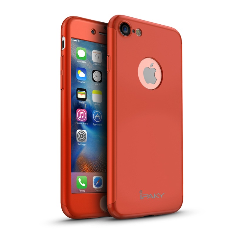 Case iphone 7 เคสฝาฟลังแข็ง IPAKY Matte ป้องกันเต็มรูปแบบ คุณภาพดีสีสันสวยงาม