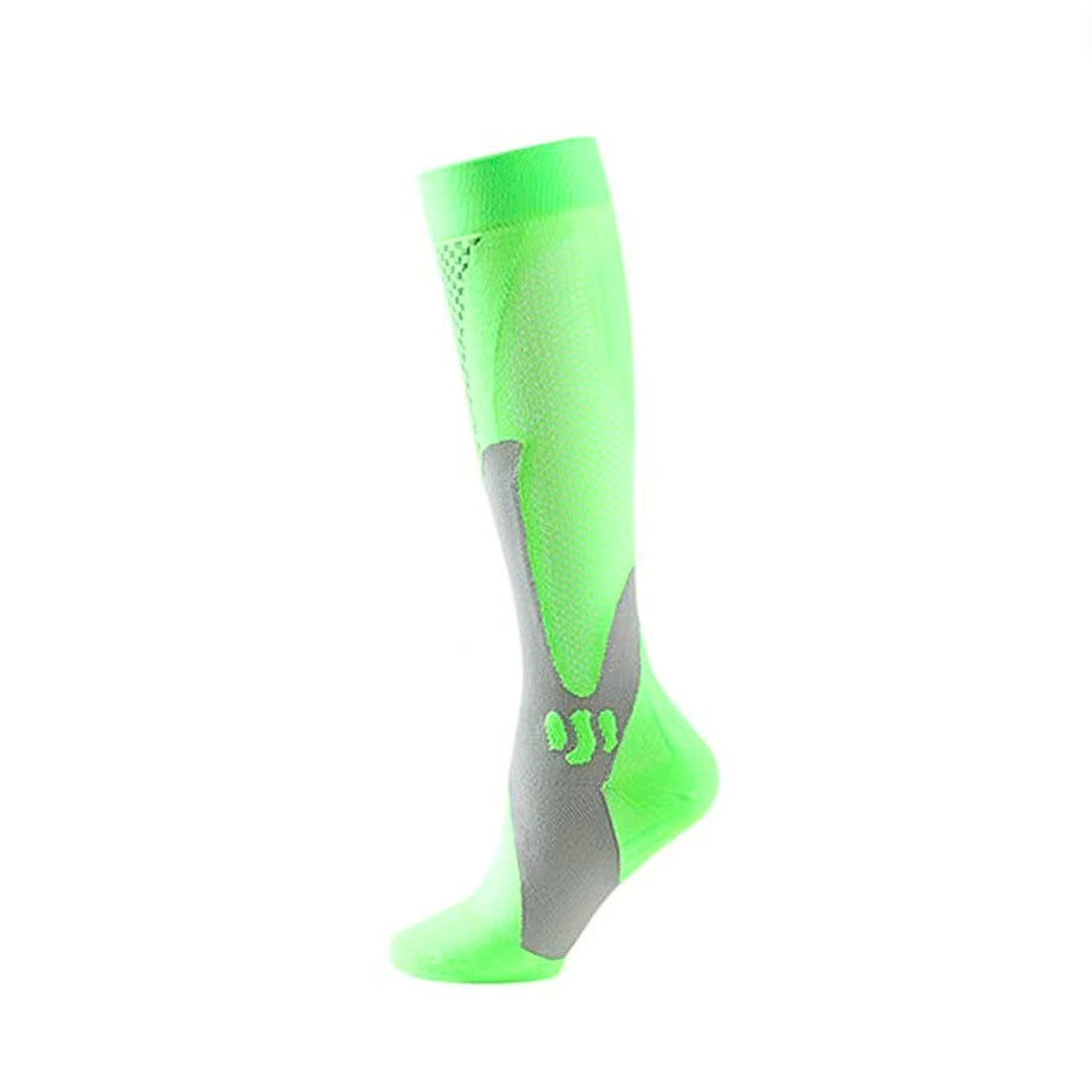 ถุงเท้าวิ่งแบบยาว Compression Socks Running หนานุ่มสำหรับวิ่งมาราธอนทุกระยะ (N77)