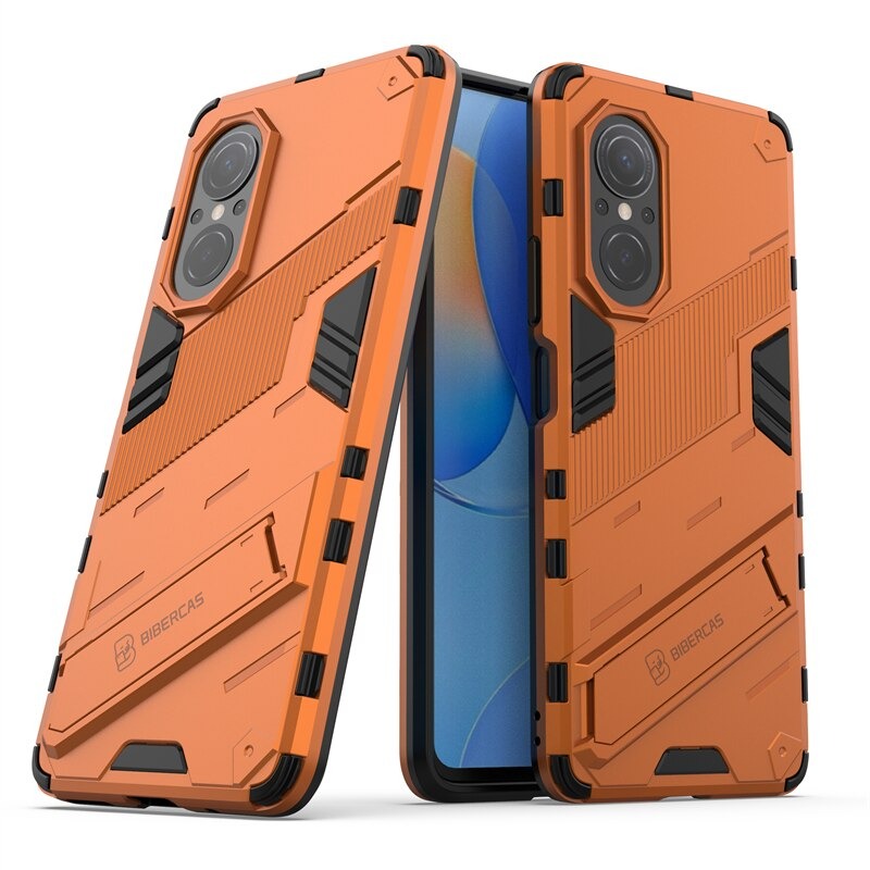 Case Huawei Nova 9 SE #เคสฝาหลังพลาสติก ไฮบริด TPU + Kickstand