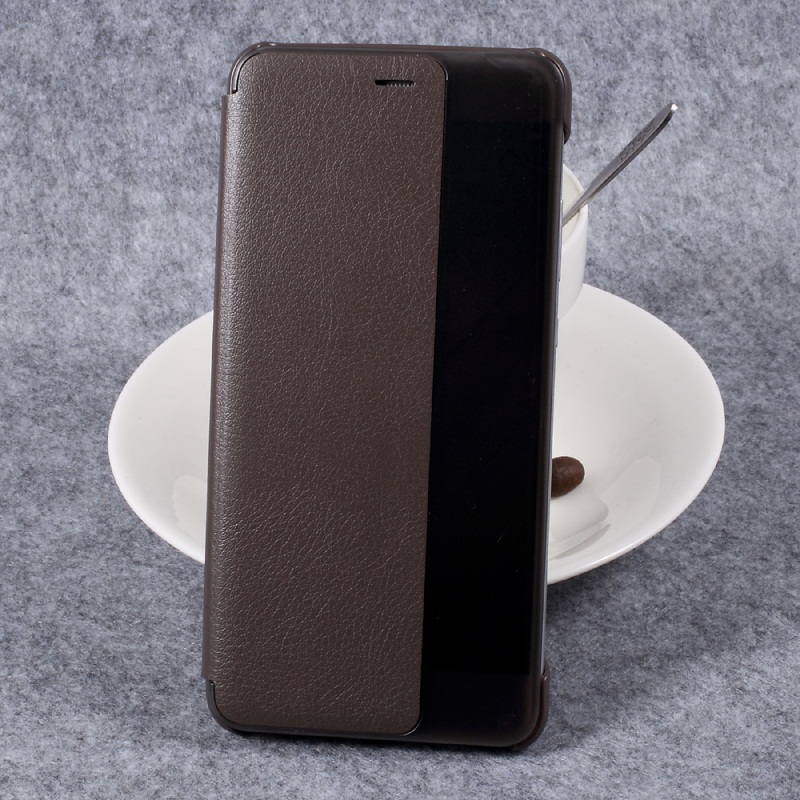 Case Huawei P10 Plus เคสฝาพับมีช่องวิว Awakening Smart Side Window Leather