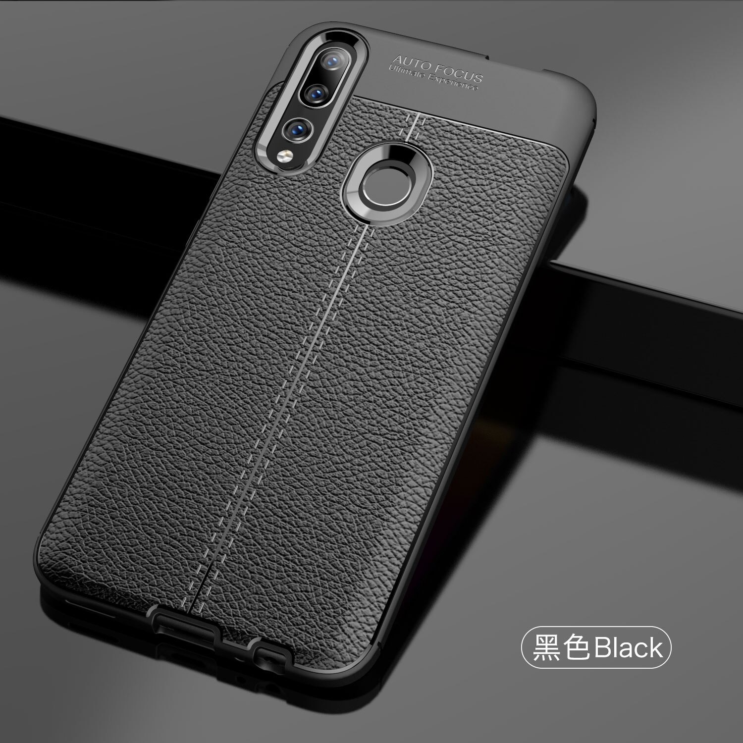 Case Vivo Y19 #เคสหนังPU ผิว Litchi Skin ป้องกันลายนิ้วมือ TPU Soft Case