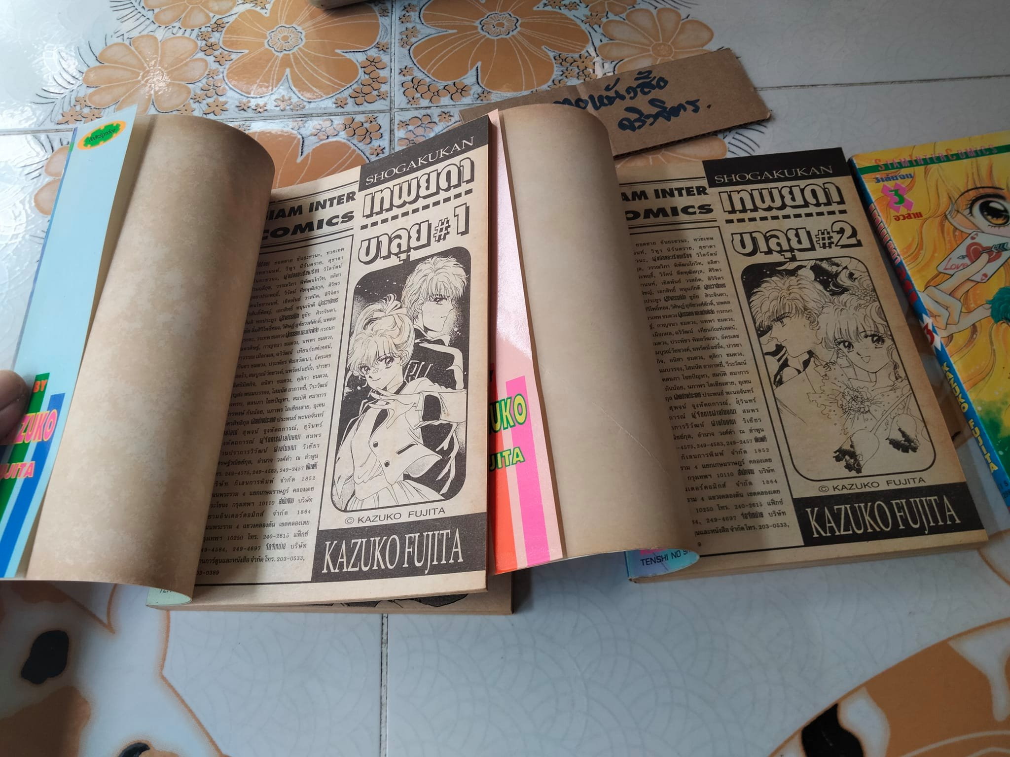 หนังสือการ์ตูน เทพยดาขาลุย (3 เล่มจบ) Kazuko Fujita