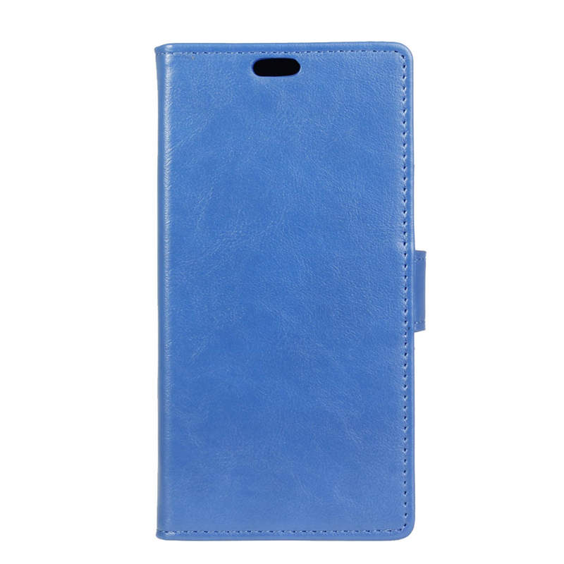 เคส Xiaomi Redmi 5 #เคสฝาพับหนัง PU ผิวหนังม้า Crazy Horse Texture Leather Wallet