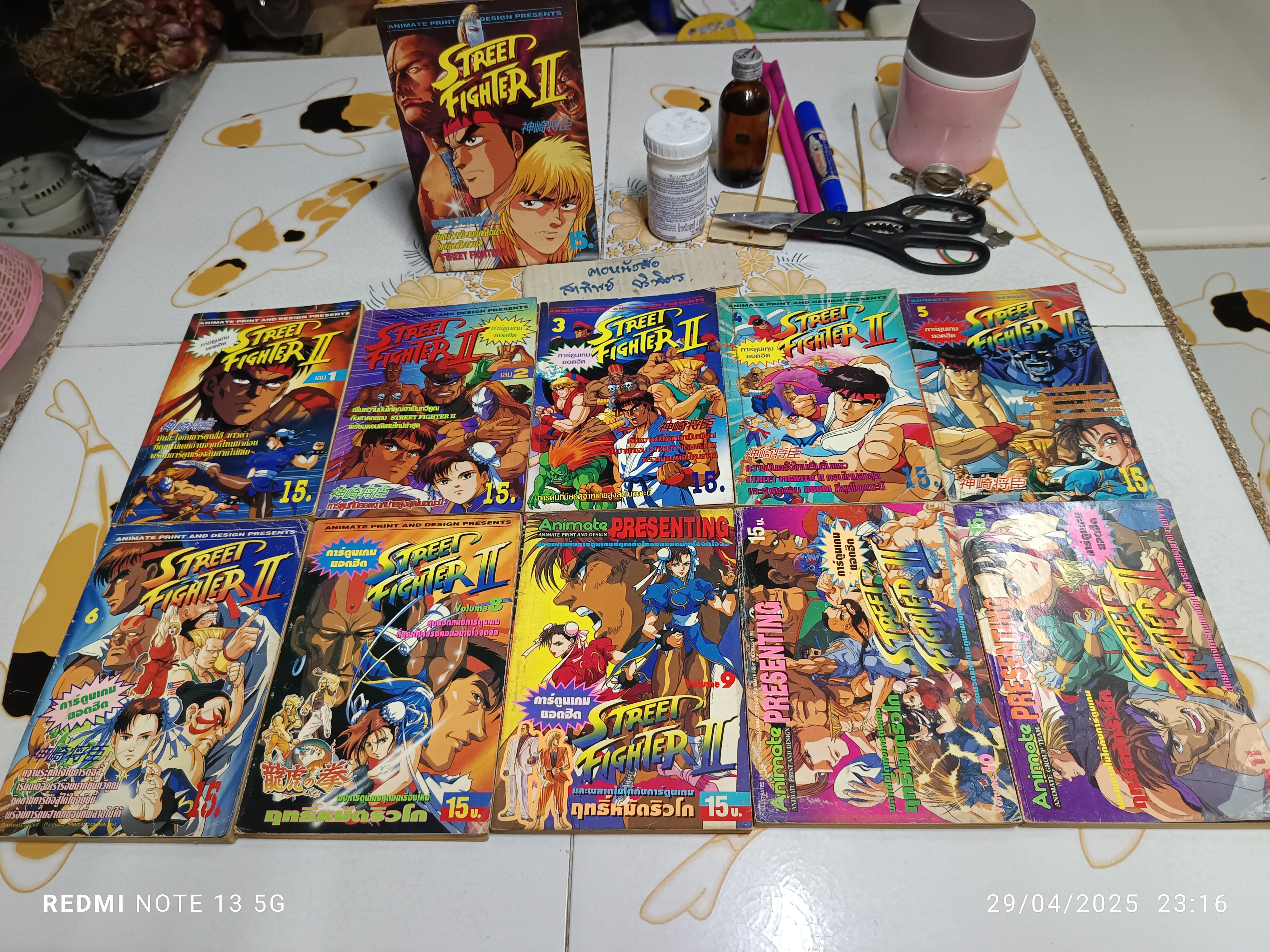 STREET FIGHTER II (เล่ม 1-6 , 8-11 + เล่มพิเศษ ) = ขาดเล่ม 7 /อนิเมท Animate