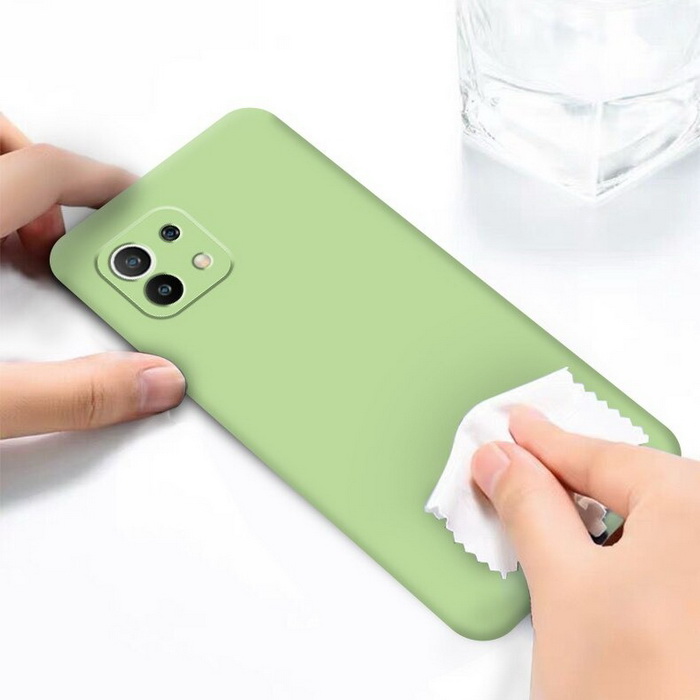 เคส Xiaomi Mi 11 #เคสฝาหลังซิลิโคนนิ่ม Liquid Silicone Back Case