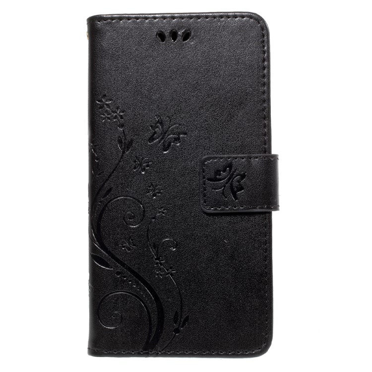เคส Huawei Y3 (2017) #เคสแบบฝาพับหนัง PU สไตล์กระเป๋าสตางค์ลายผีเสื้อ