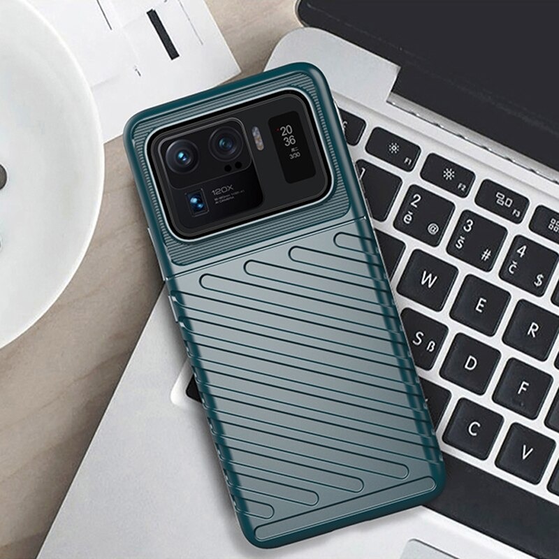 Case Xiaomi Mi 11 Ultra #เคสฝาหลัง TPU อ่อน Thunder Series Twill Texture Soft TPU