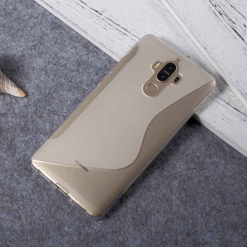 เคส Huawei Mate 9 #เคสฝาหลัง S Shape TPU