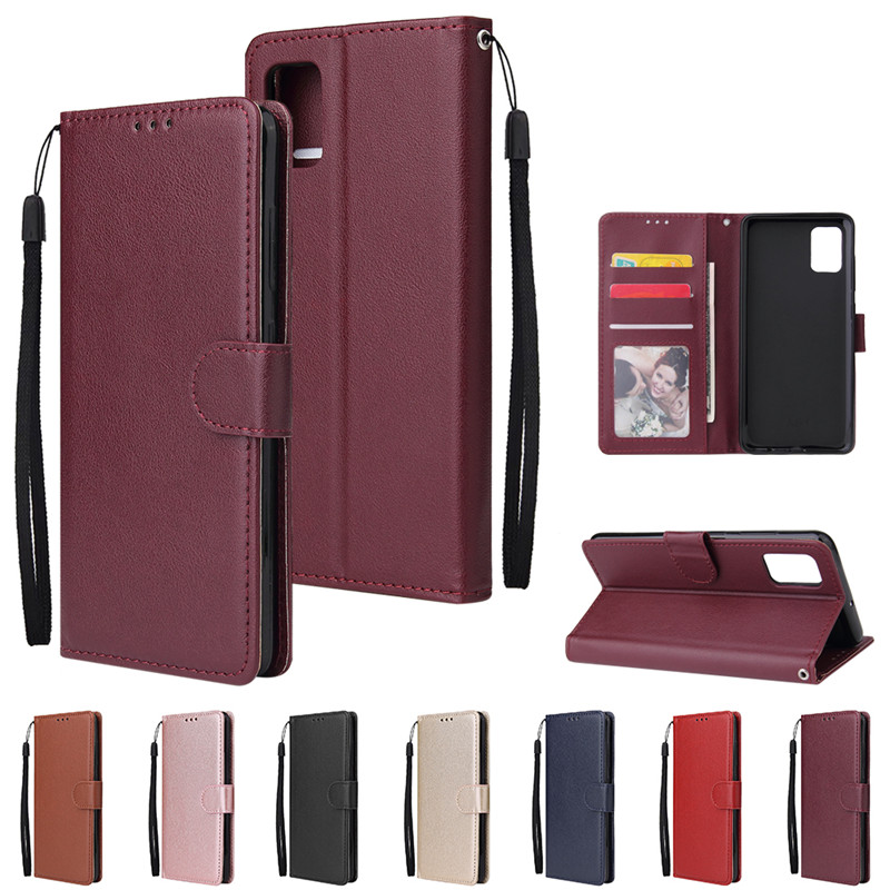 Case Samsung Galaxy A71 #เคสฝาพับหนัง PU แบบกระเป๋าสตางค์ Classic Wallet Leather Stand Phone Cover