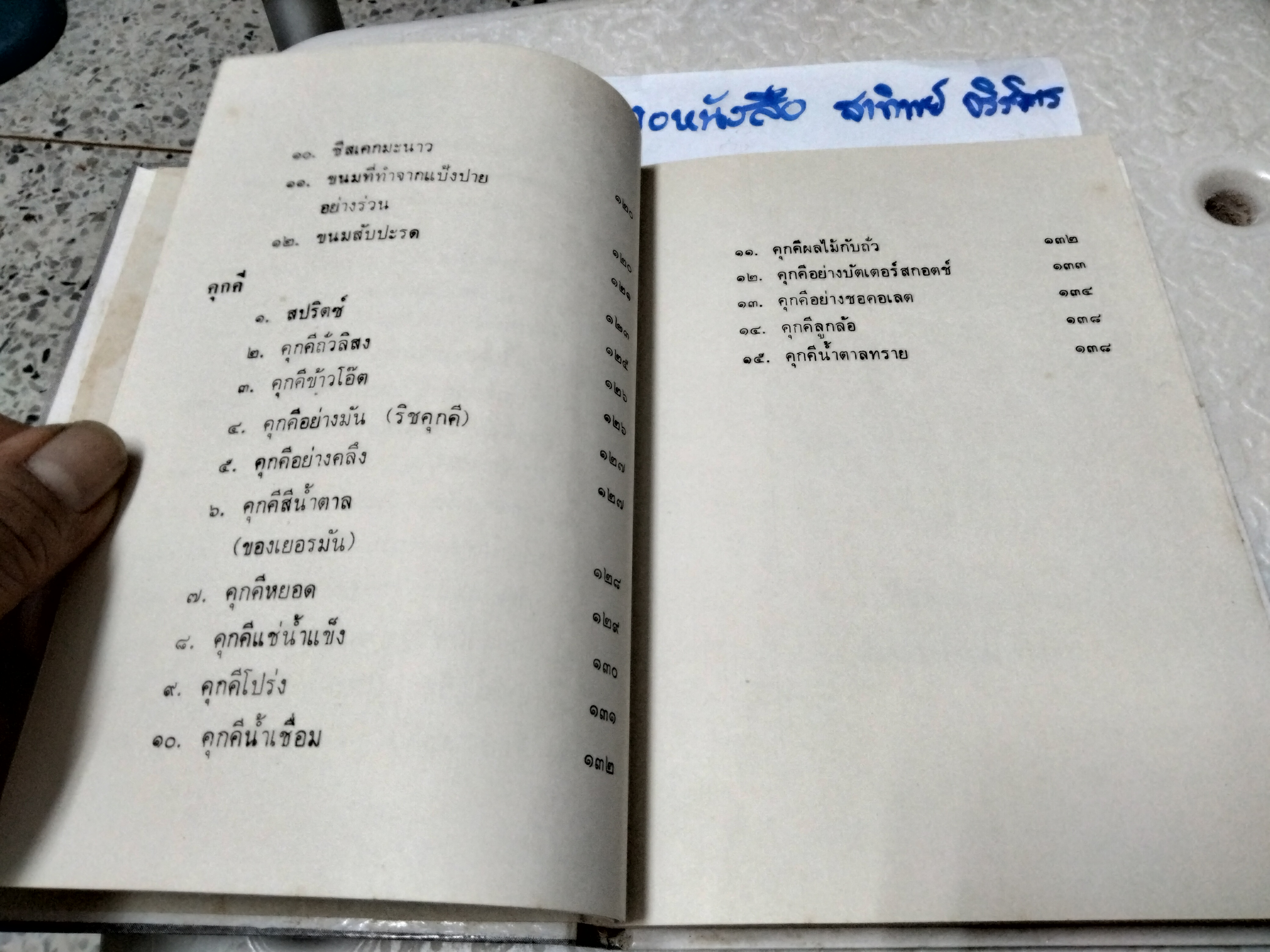 ตำราทำขนม สำหรับเลี้ยงน้ำชาและขนมปังปรุงต่างๆ รวบรวมโดย หม่อมเจ้าสิบพันพารเสนอ โสณกุล (ปกแข็ง) **สินค้าหมด**