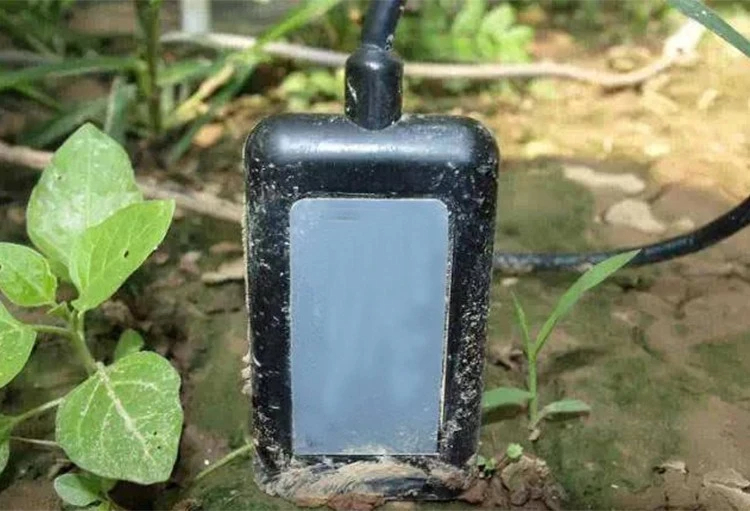 Soil sensor วัดความชื้นในดินอุณหภูมิความชื้น EC PH NPK (4-20mA 0-5V RS485 Modbus)