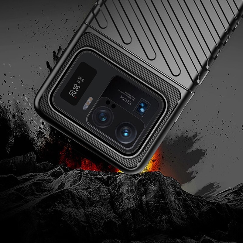 Case Xiaomi Mi 11 Ultra #เคสฝาหลัง TPU อ่อน Thunder Series Twill Texture Soft TPU