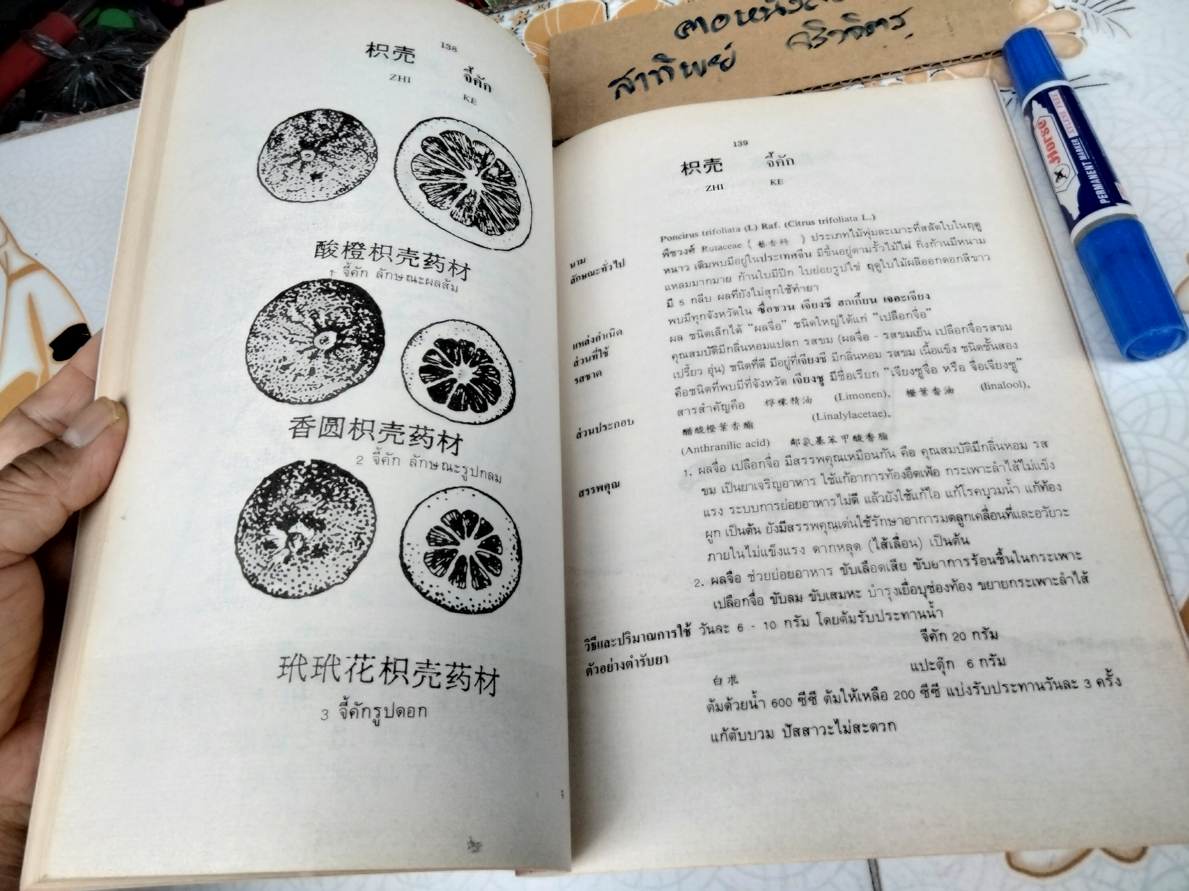 สมุนไพรจีน - รวบรวมเรียบเรียงและจัดพิมพ์ โดย นายเจนกิจ เวชพงศา **สินค้าหมด**