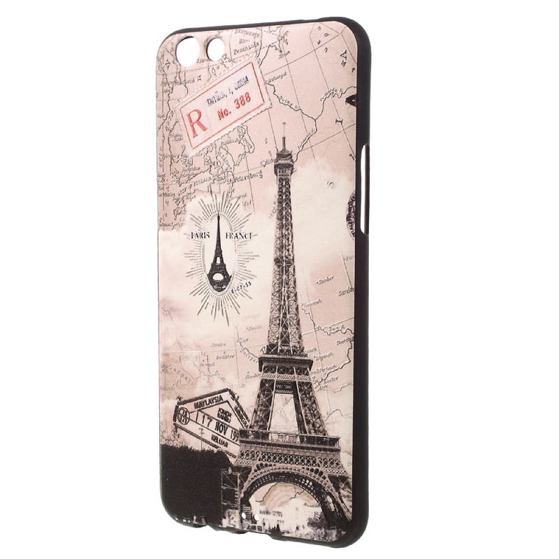 Case Oppo R9s เคสฝาหลังนิ่ม TPU พิมพ์รูปแบบลายนูน 3 มิติ Patterned TPU Cover Embossment Case