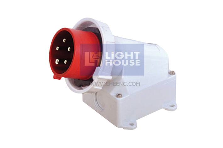 DKN-5151 "DAKO PLUG" ปลั๊กตัวผู้ติดลอยกันน้ำ 3P+N+E 16A 400V 6H IP67