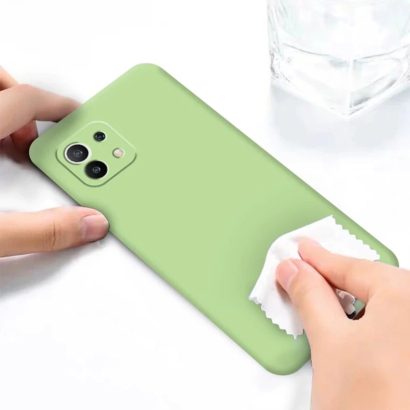 เคส Xiaomi Mi 11 #เคสฝาหลังซิลิโคนนิ่ม Liquid Silicone Back Case