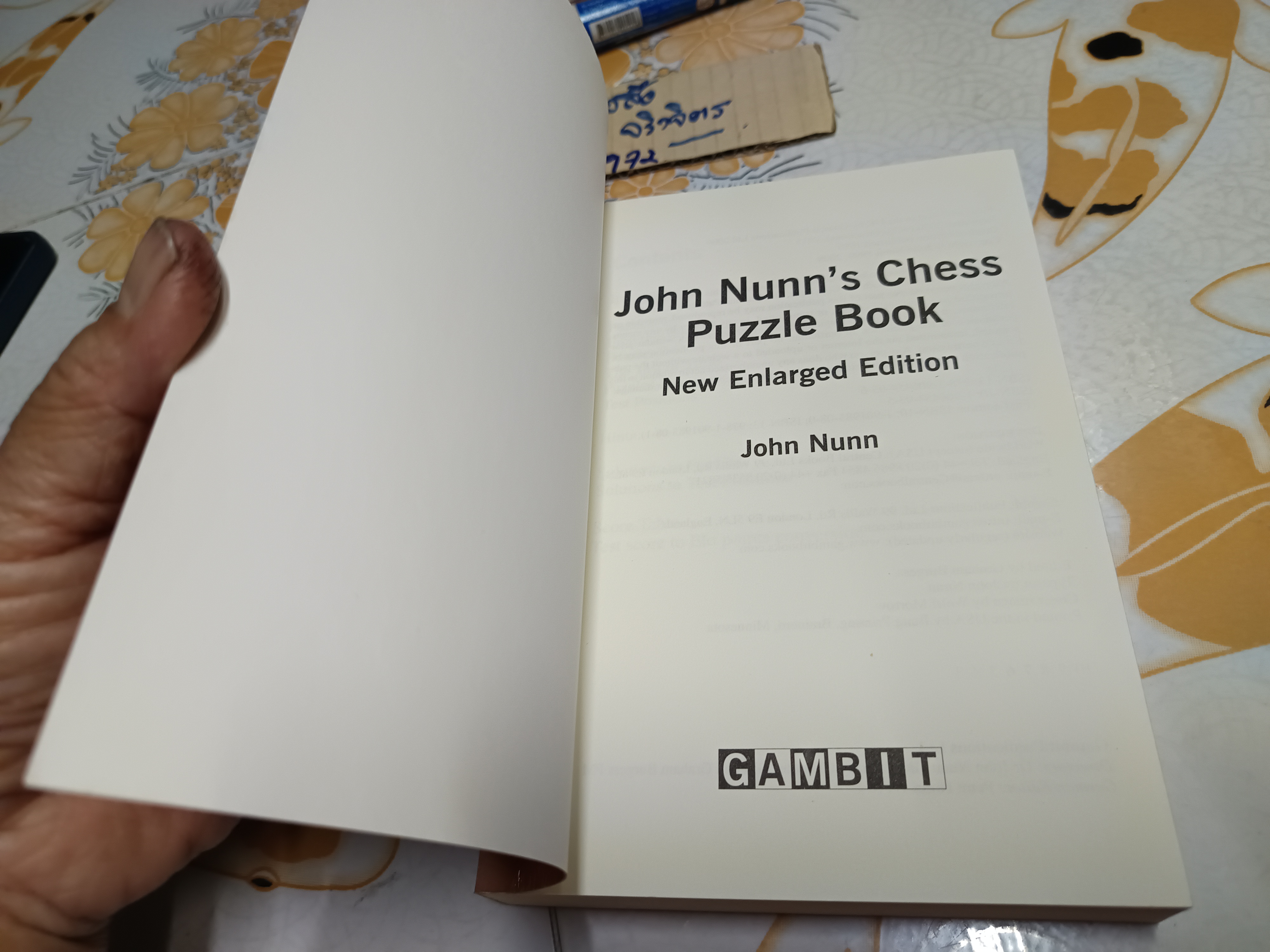 John Nunn's Chess Puzzle Book (New Enlarged Edition)