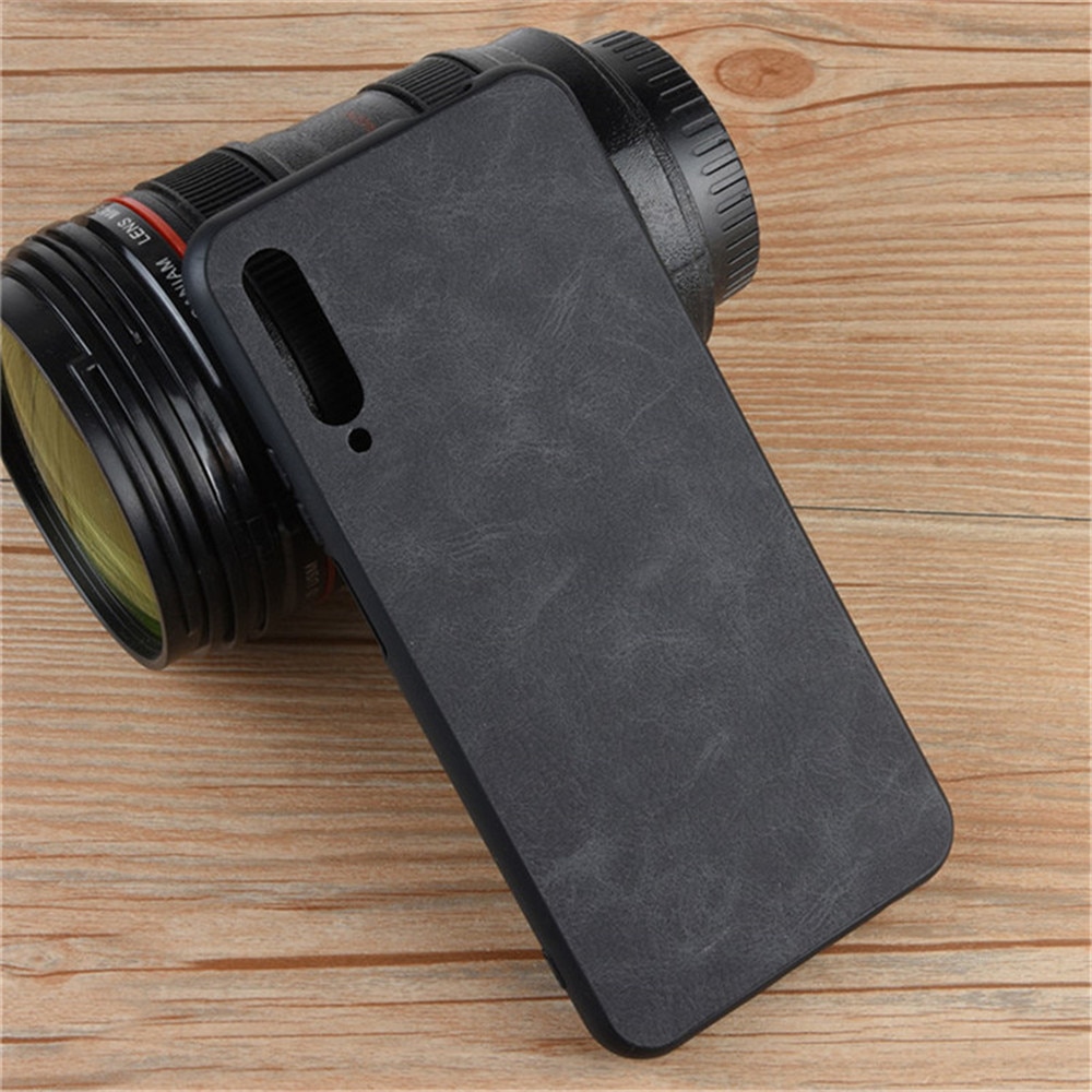 Case Huawei Y9s #เคสฝาหลัง TPU เคลือบผิวด้วยหนัง PU