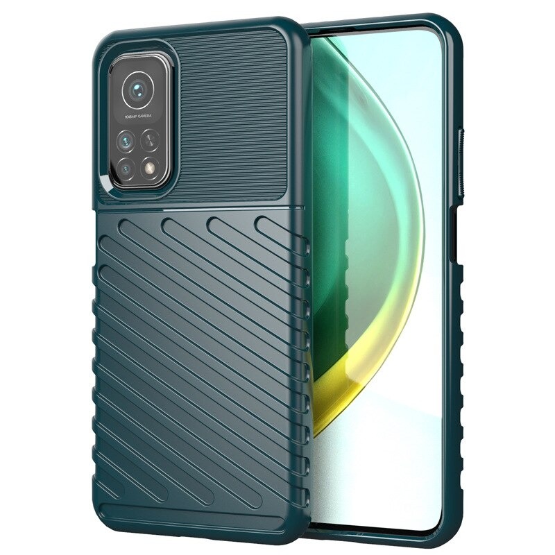 Case Xiaomi Mi 10T #เคสฝาหลัง TPU อ่อน Thunder Series Twill Texture Soft TPU