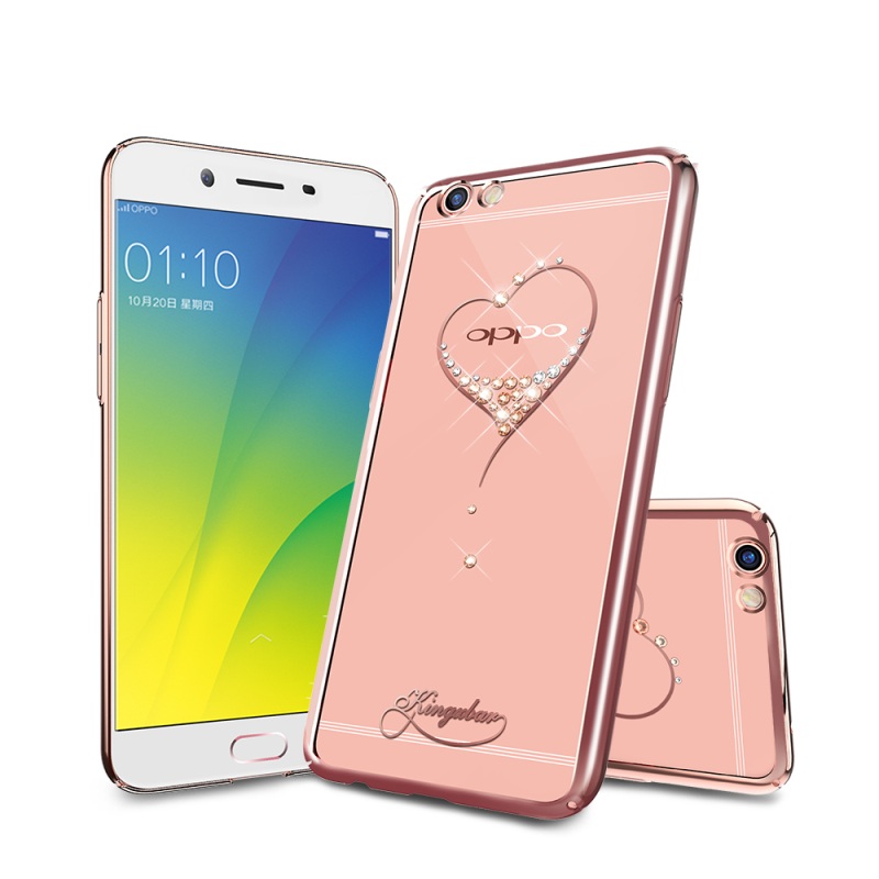 เคส Oppo R9s Plus รูปแบบสีสันสดใสประดับด้วยคริสตัลคุณภาพดี สวยงามทันสมัย