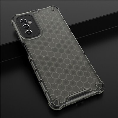 Case Samsung Galaxy M52 5G#เคสฝาหลังกันกระแทก Honeycomb Shock Absorber TPU + PC + Silicone Hybrid