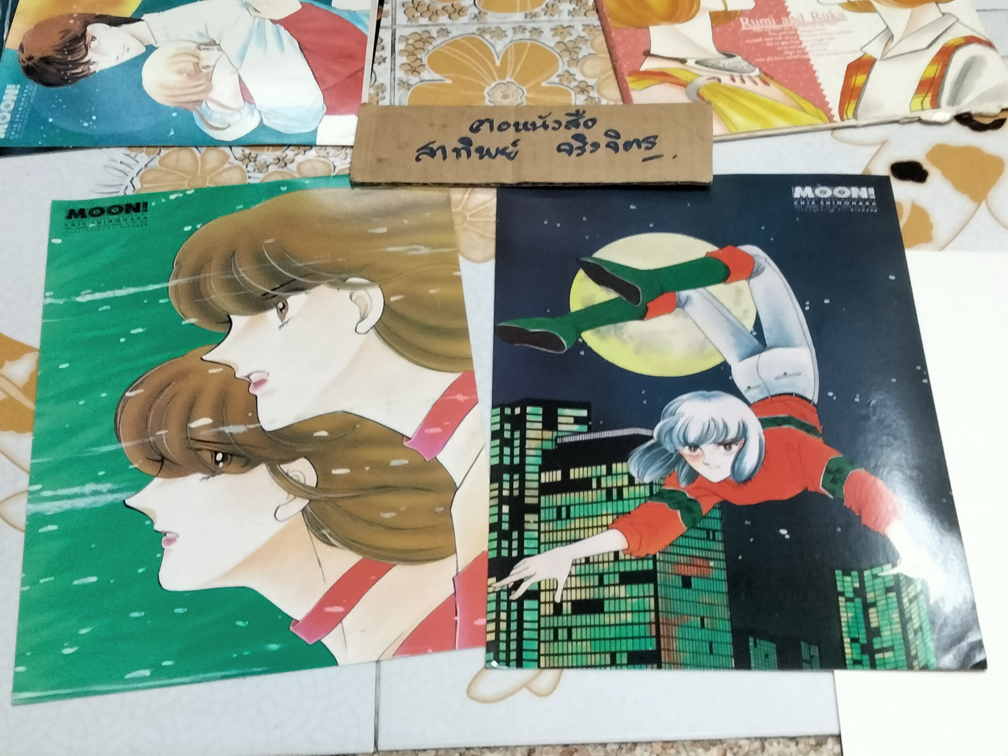 อัลบั้มภาพสี ( Moon ) คืนพระจันทร์เลือด THE BEST SUPER MYSTERY OF CHIE SHINOHA (มีแค่ 8 ใบ- จาก 10 ใบ , ไม่มี note book)