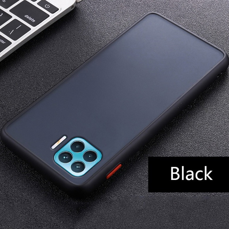 เคส Oppo A93 #เคสฝาหลังซิลิโคนโปร่งแสงขอบนิ่ม Frosted Translucent Silicone Case