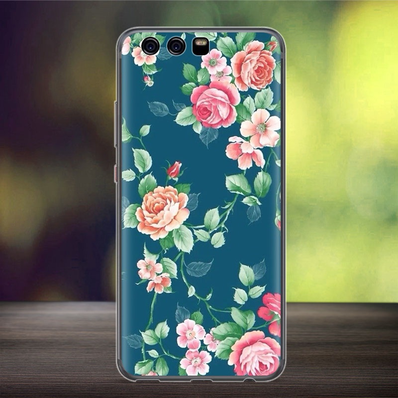 เคส Huawei P10 Plus #เคสฝาหลังพิมพ์ลาย Softlyfit Embossment Soft TPU