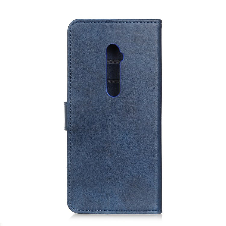เคส OPPO Reno 2F #เคสฝาพับหนัง PU สไตล์กระเป๋าสตางค์ Matte PU Leather Wallet