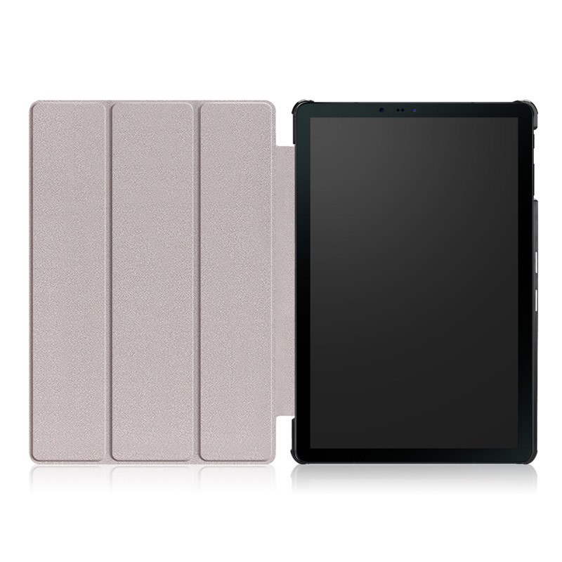Case Samsung Galaxy Tab S4 10.5 (SM-T380 / T835 / T837) #เคสฝาพับแบบ 3 พับ PU Leather Tri-fold Stand