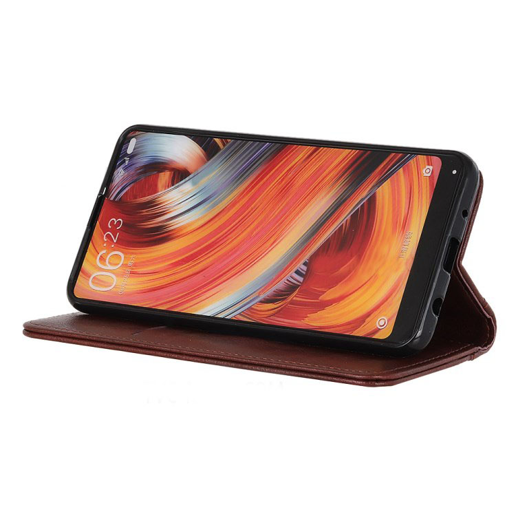Case OPPO A9 (2020) / OPPO A5 (2020) #เคสฝาพับหนังแยกผิวลิ้นจี่ ปิดแม่เหล็กดูดซับอัตโนมัติ