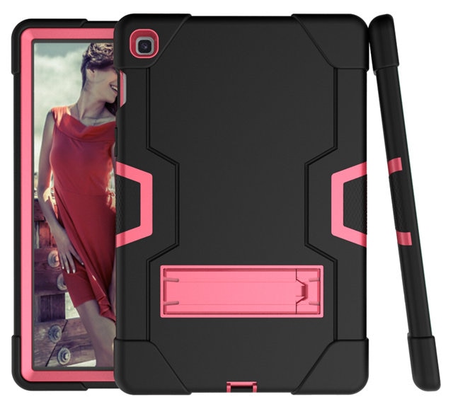 Case Samsung Galaxy Tab S5e SM-T720 SM-T725 #เคสฝาหลังกันกระแทก Kickstand PC Silicone Armour Defender