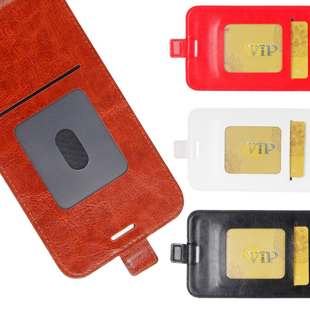 Case OPPO F11 Pro #เคสฝาพับแนวตั้งหนัง PU ผิวหนังม้า Crazy Horse Skin Leather