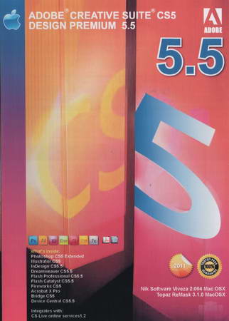 Adobe Creative Suite CS5 Design Premium 5.5 ( 1 DVD )