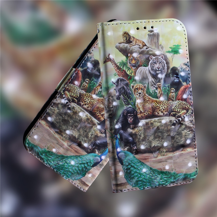 Case Samsung Galaxy A9 (2018) #เคสฝาพับแบบกระเป๋าสตางค์ Pattern Printing Wallet Stand