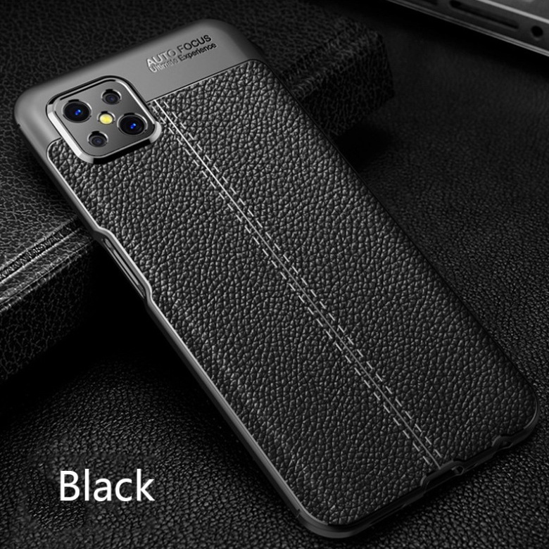 Case OPPO Reno 4Z 5G #เคสฝาหลัง TPU ผิวลิ้นจี่ช่วยป้องกันลายนิ้วมือและกันลื่นได้ดี