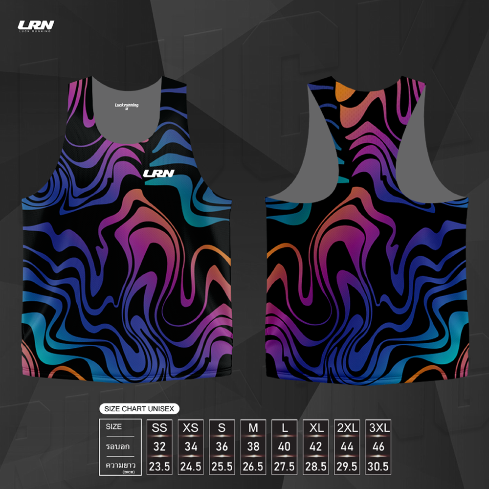 เสื้อกล้าม Run Elite ผ้า Air Flow Plus สำหรับวิ่งมาราธอน (AP02-01)