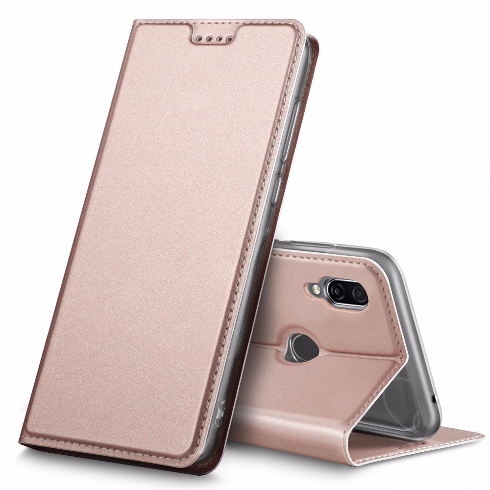 เคส Huawei nova 3 #เคสฝาพับหนัง PU Card Holder Auto-absorbed Leather