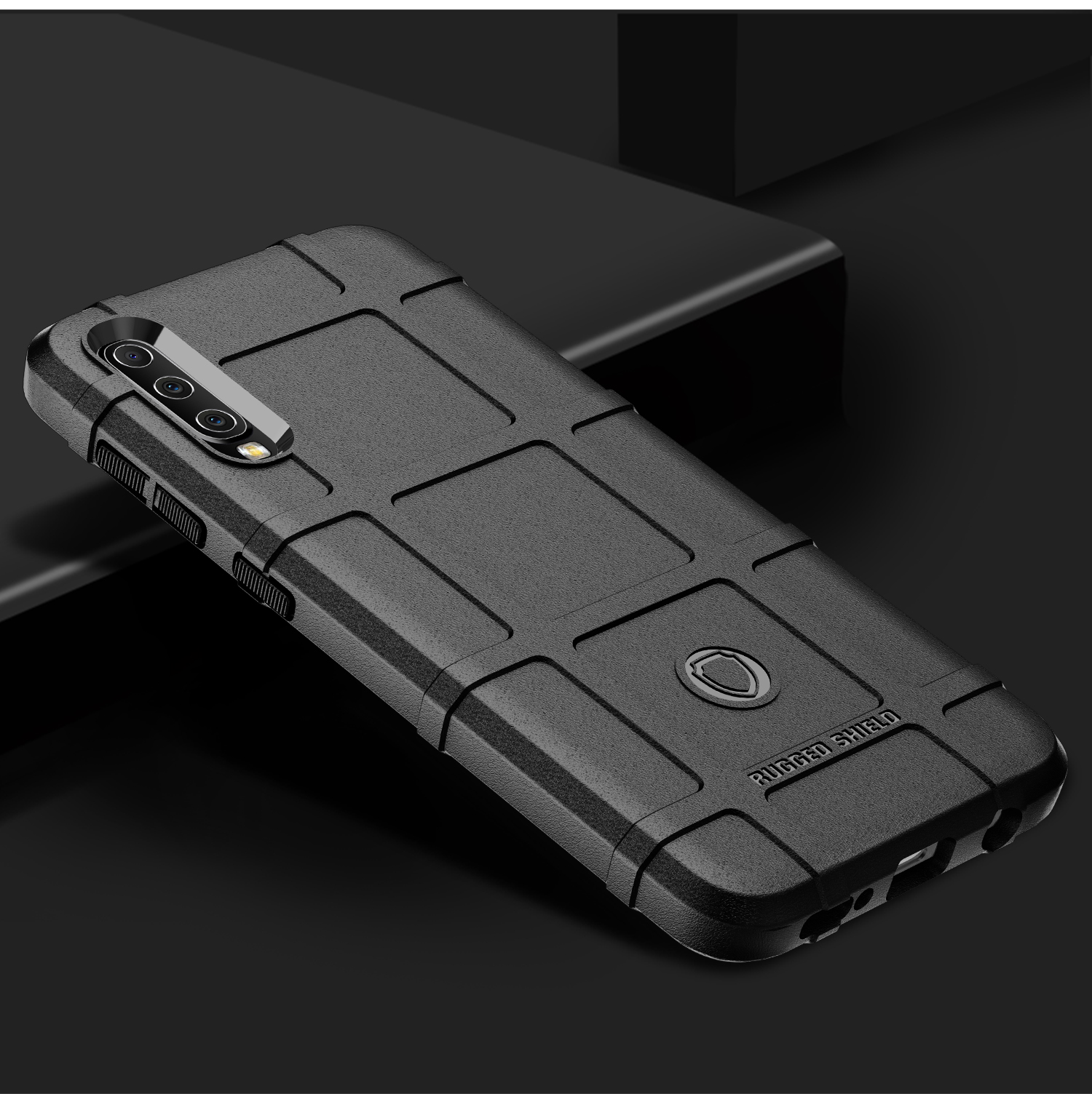 เคส Samsung Galaxy A50 / A50s / A30s #เคสฝาหลัง Rugged Shield Series Soft Silicone Shock Absorption Matte กันกระแทก