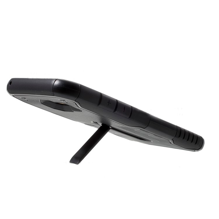 Case Samsung Galaxy A7 2017 #เคสกันกระแทก Plastic + TPU Hybrid มีขาตั้ง #สีดำ พร้อมส่ง